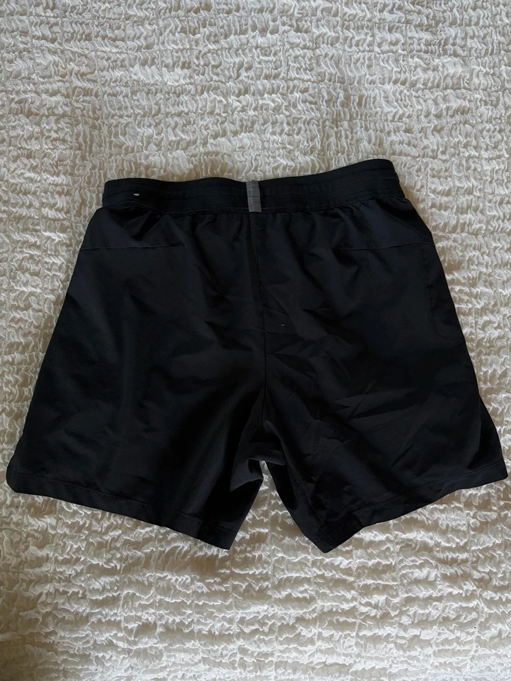 Nike yoga dri-fit Men’s Black Athletic Shorts with Elastic Waist